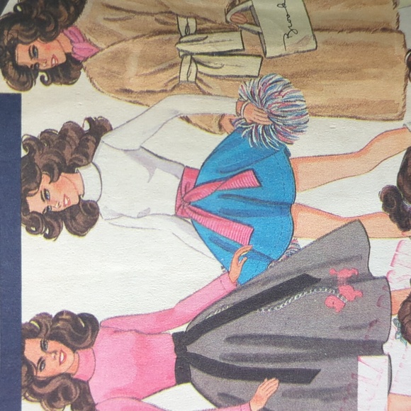 Vintage McCall's 8727 Brooke Shields Fashion Doll Clothing  Sewing Pattern - Picture 3 of 10